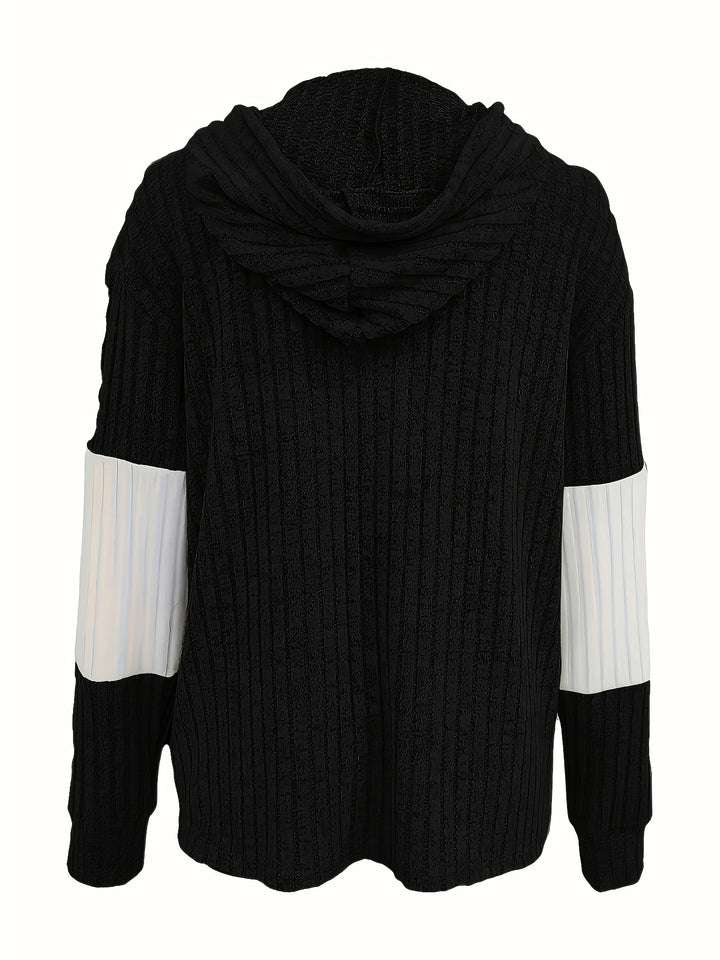 Shannon | Cozy Color-Block Zip-Up Hoodie