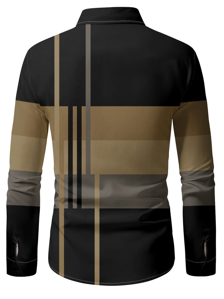 Rueben | Colour-Block Long-Sleeve Shirt