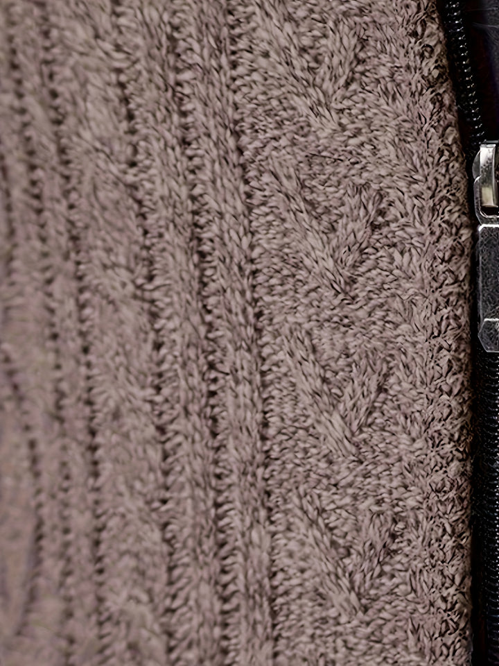 Walter | Textured Full-Zip Cardigan