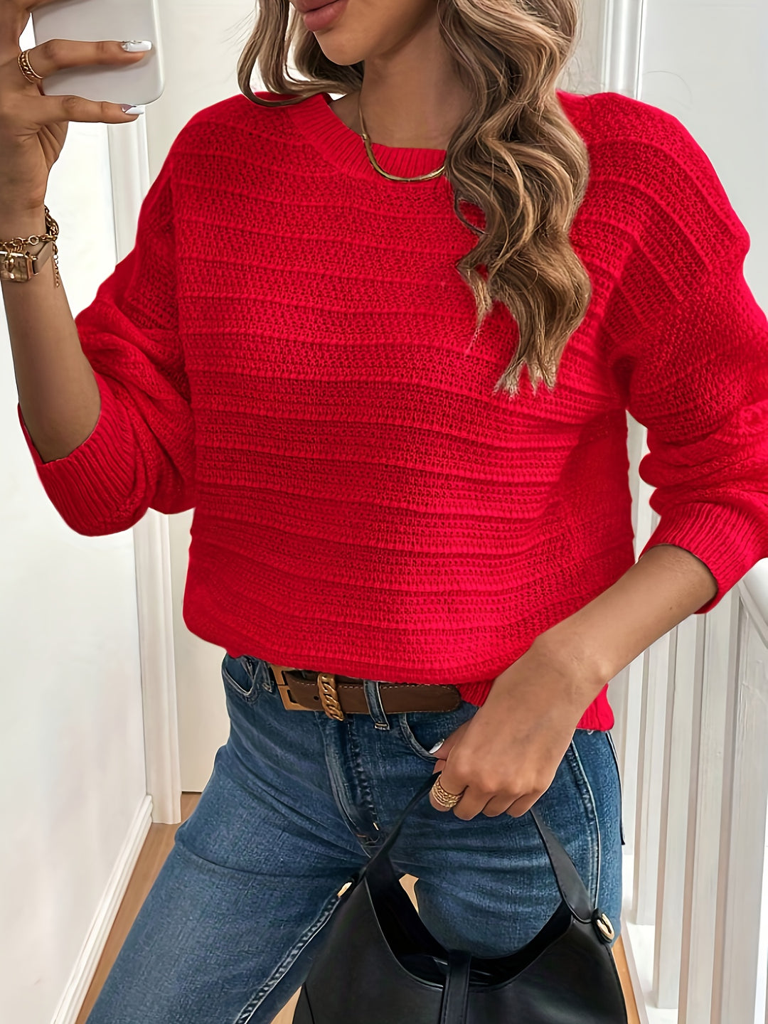 Imogen | Bow-Detail Knit Sweater