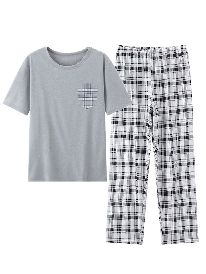 Tristan | Relaxed Checkered Two-Piece Set