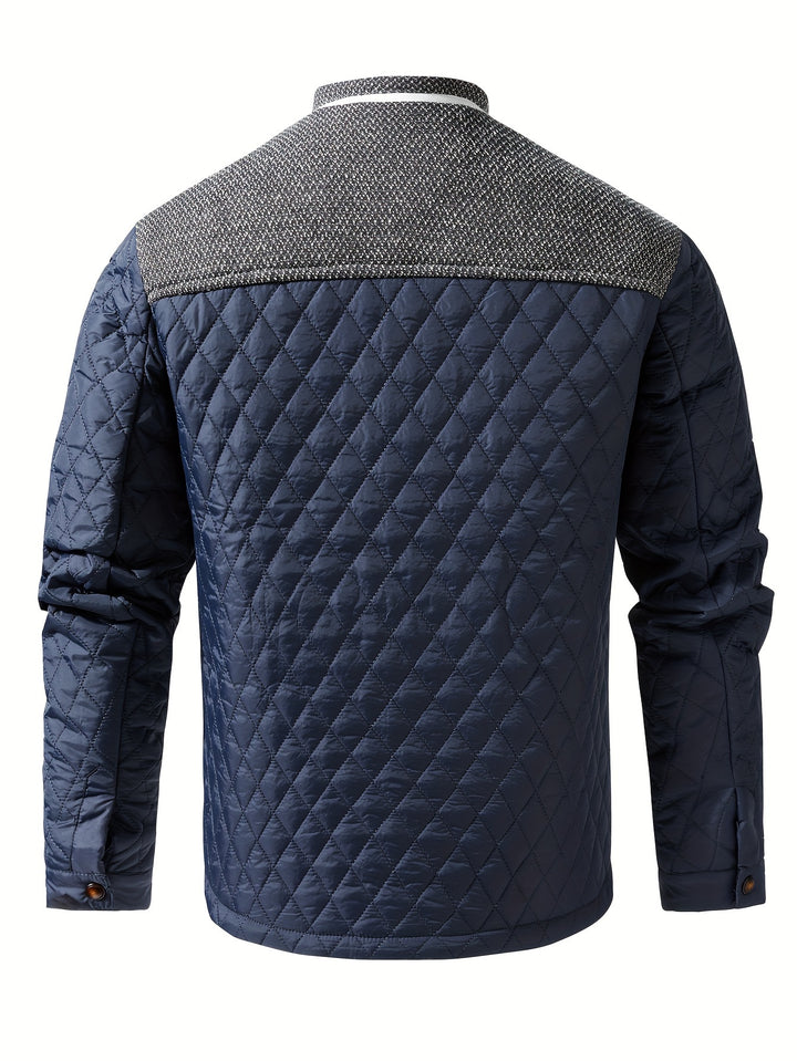Gideon | Quilted Stand-Collar Jacket