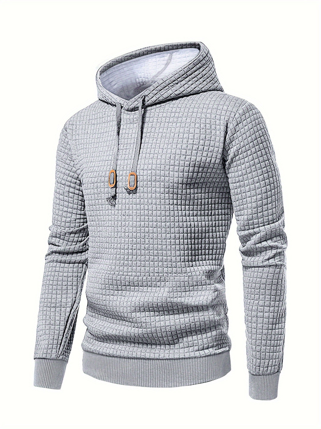 Garrison | Textured Hooded Pullover Hoodie