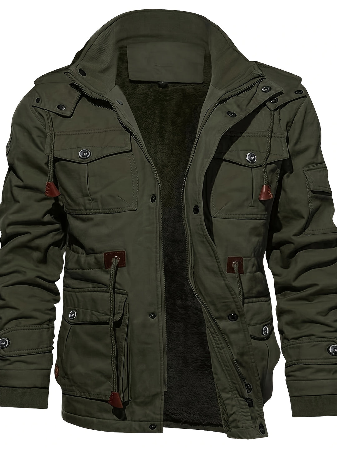 Hudson | Rugged Mid-Length Hooded Jacket