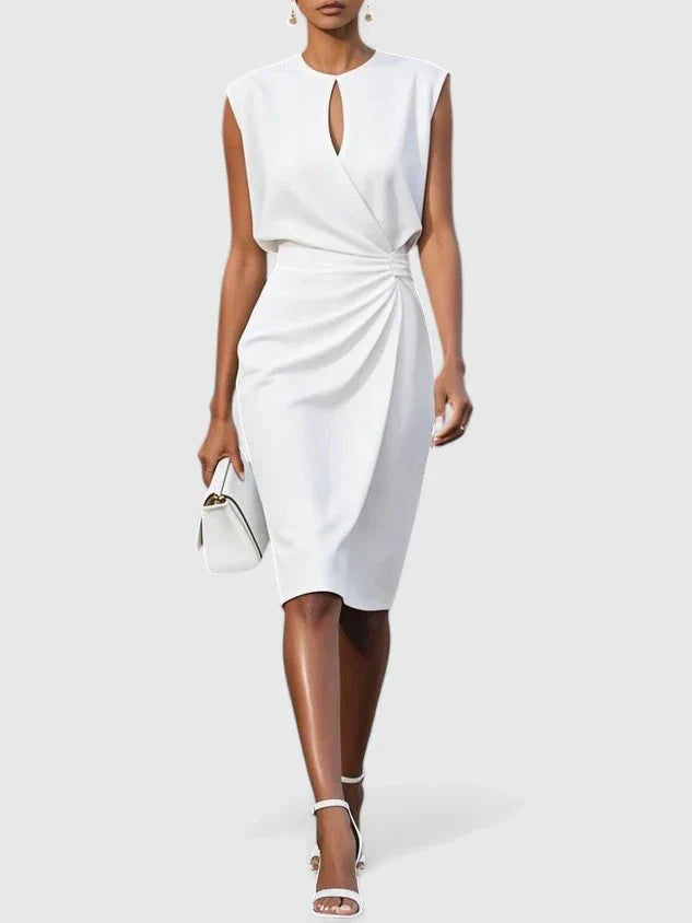 Delphina | Draped Elegance Dress