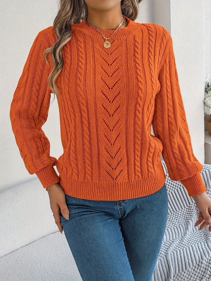 Blythe | Cable-Knit Textured Sweater