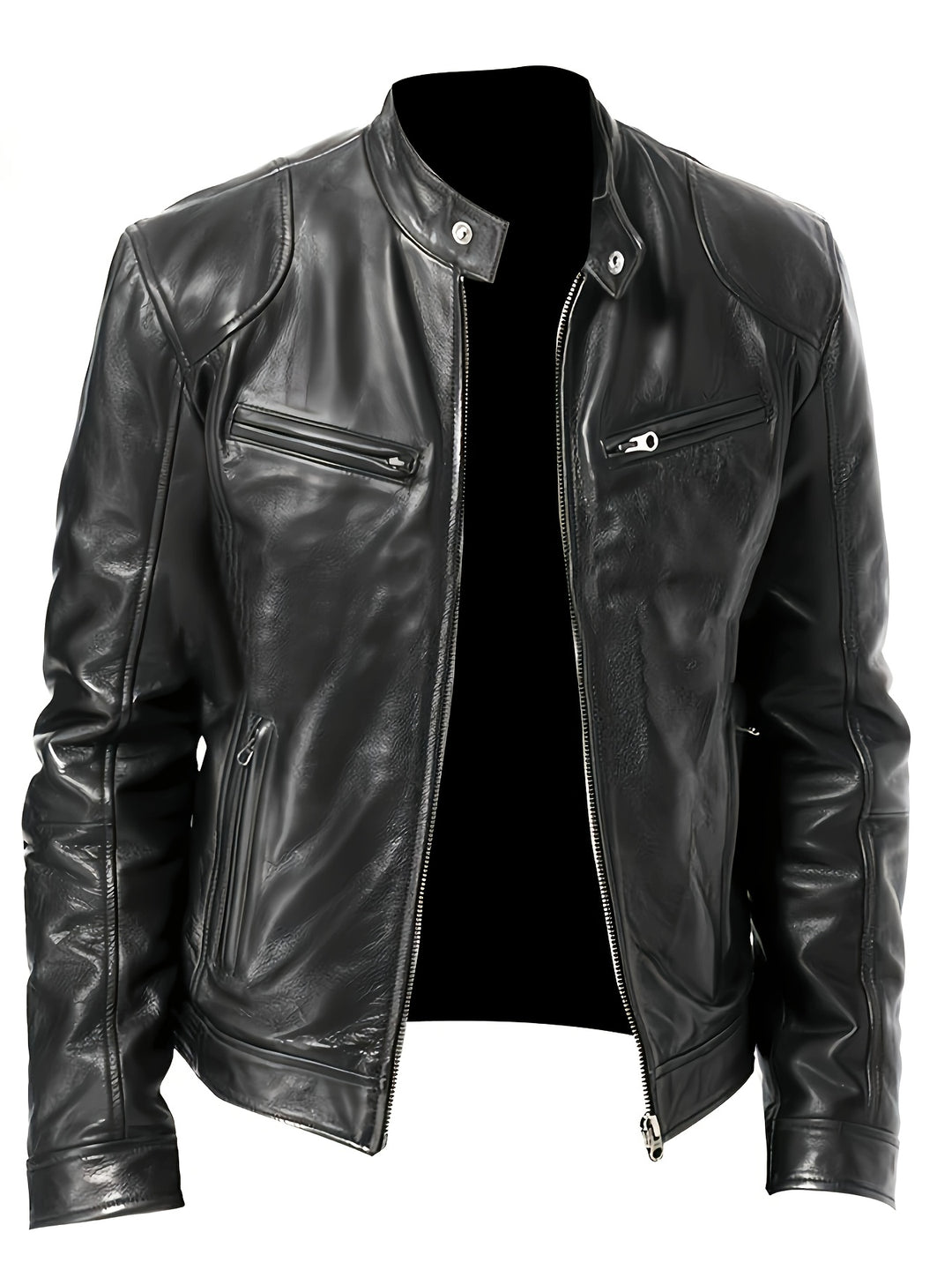 Bryson | Stand-Collar Moto Jacket