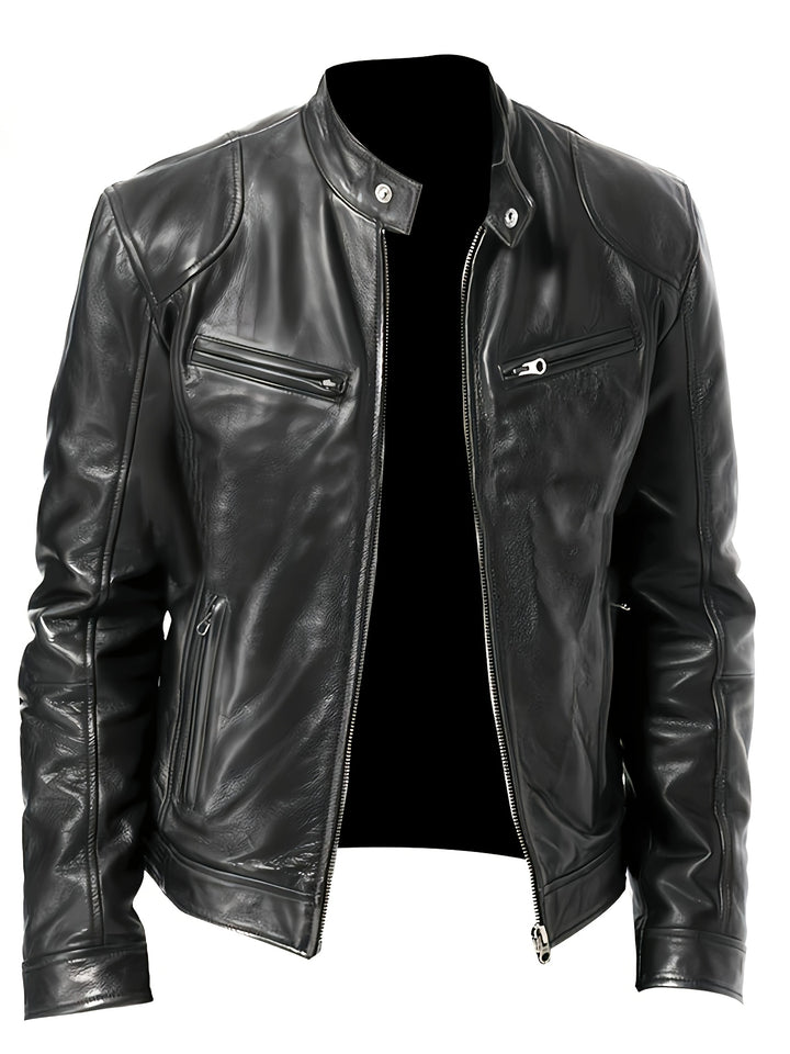 Bryson | Stand-Collar Moto Jacket