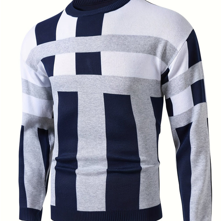 Spencer | Modern Colorblock Sweater