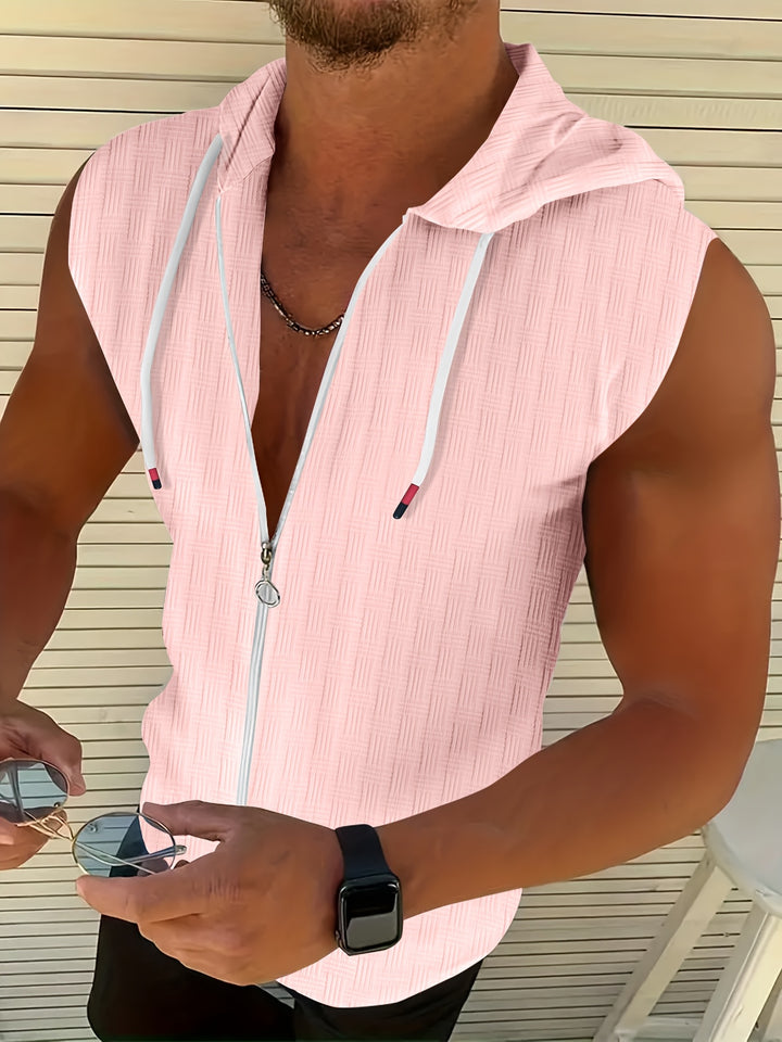 Rhett | Hooded Zip Tank Top