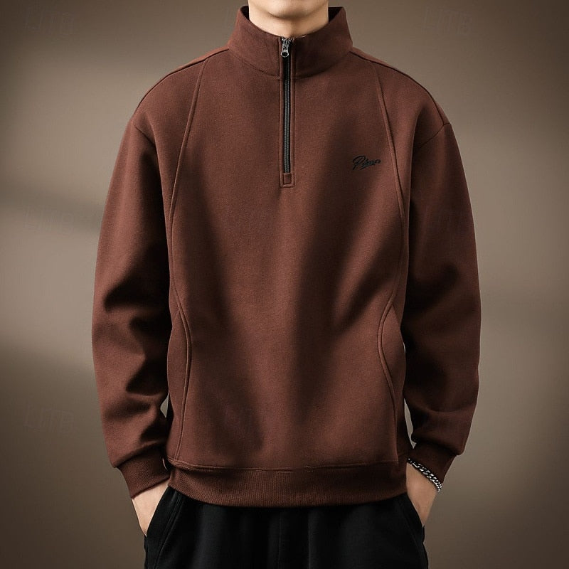Trent | Classic Quarter-Zip Sweatshirt