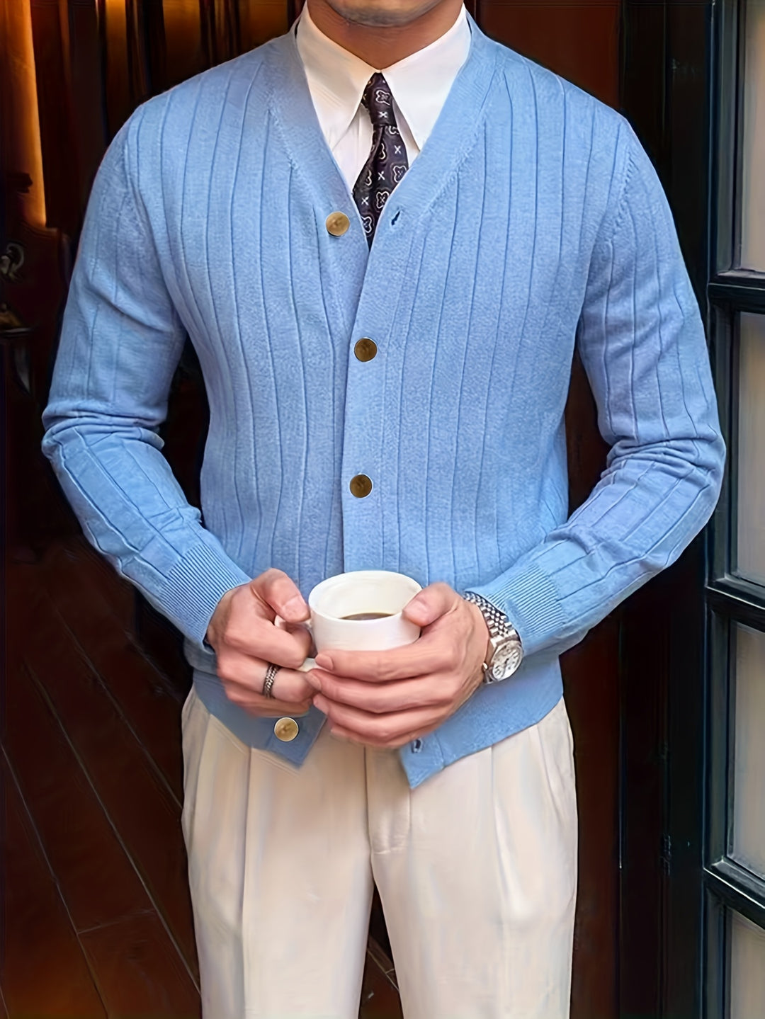 Oliver | Classic Button-Up Cardigan