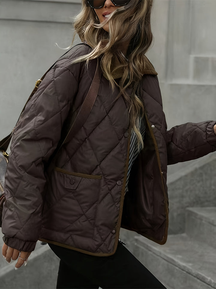 Imogen | Diamond-Quilted Padded Jacket