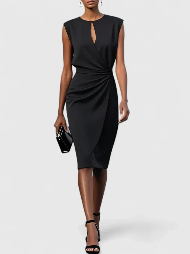 Delphina | Draped Elegance Dress