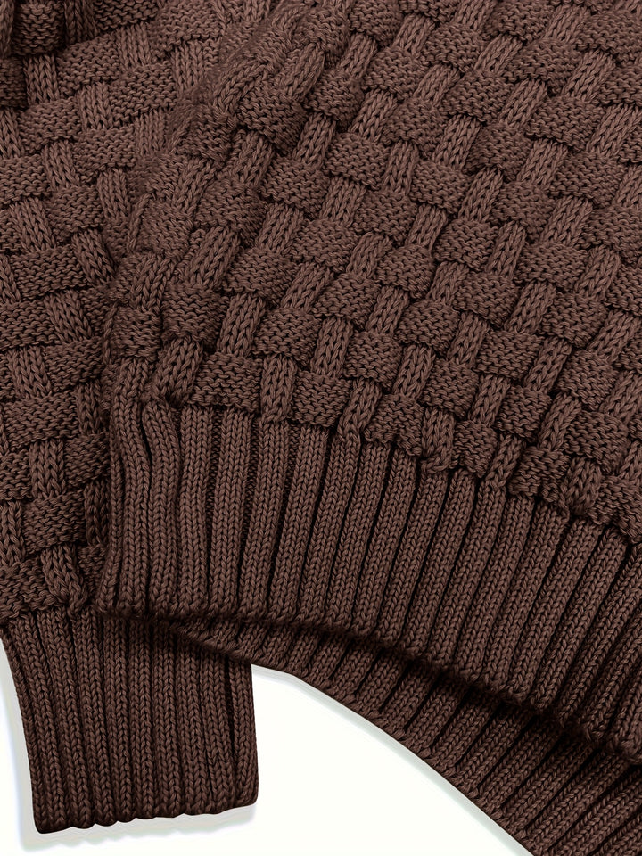Alistair | Textured Shawl-Collar Sweater