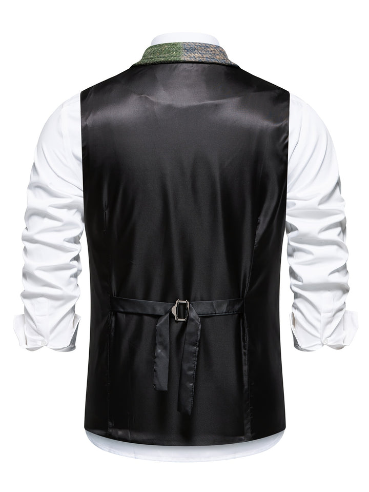 Tobias | Patchwork Tailored Waistcoat