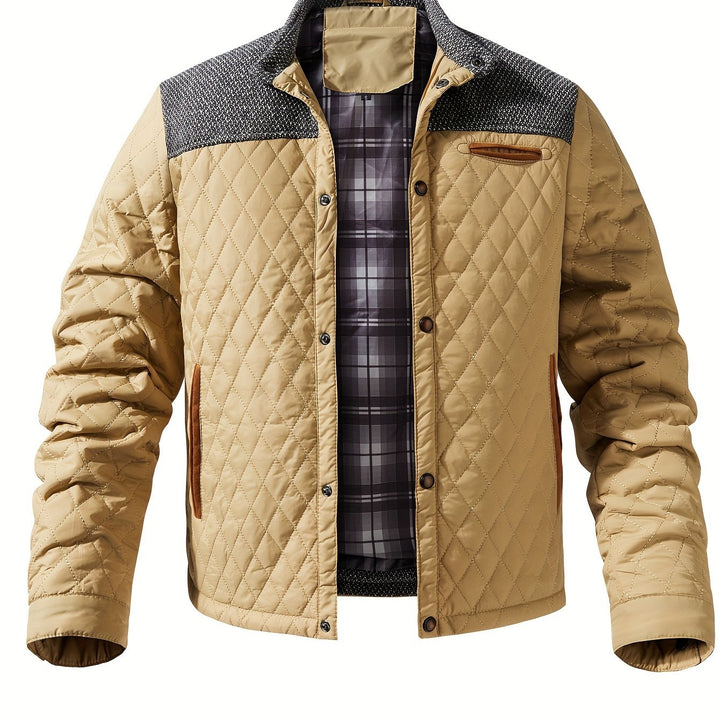 Gideon | Quilted Stand-Collar Jacket