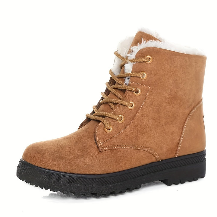 Elsa | Cozy Lace-Up Ankle Boots