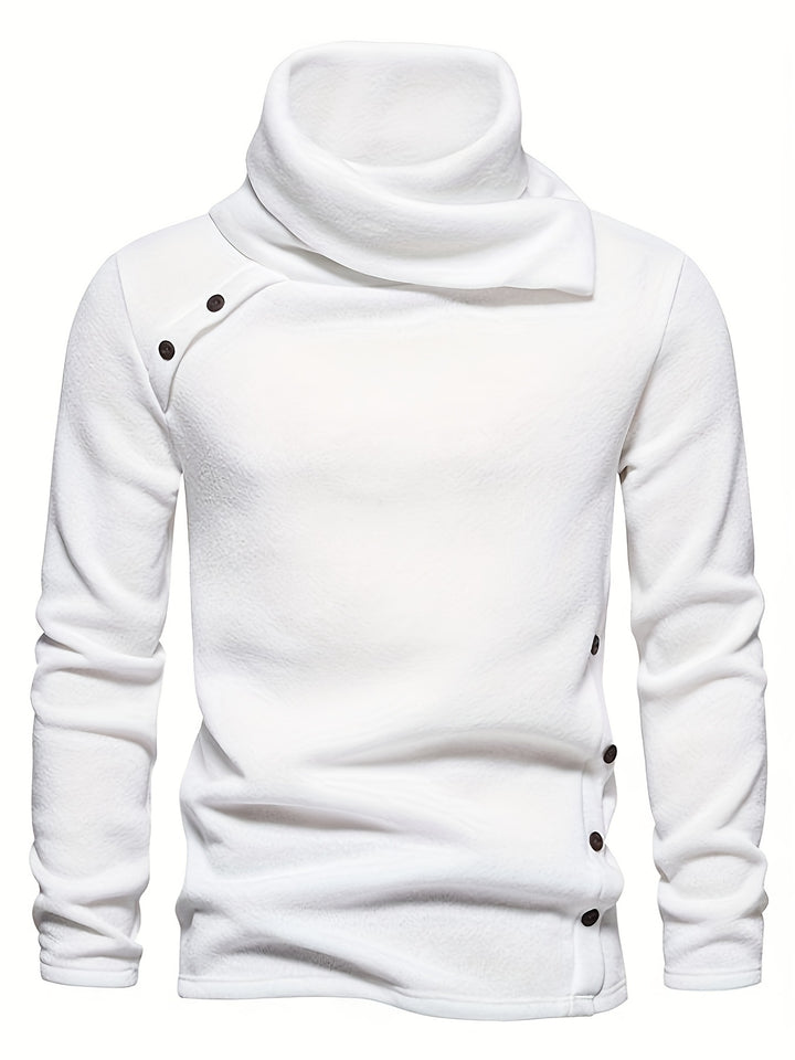 Nash | Slouchy Collar Button-Up Sweater
