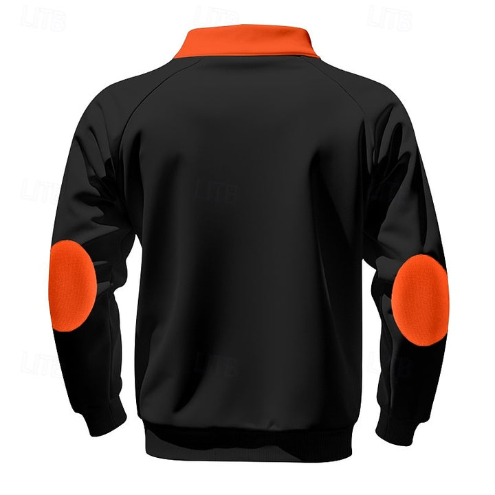 Keith | Quarter-Zip Colour Block Pullover