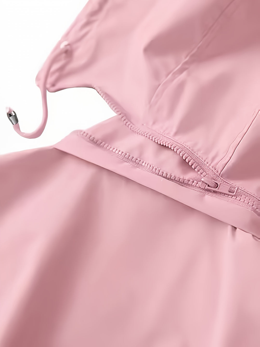 Joyce | Hooded Drawstring Rain Jacket