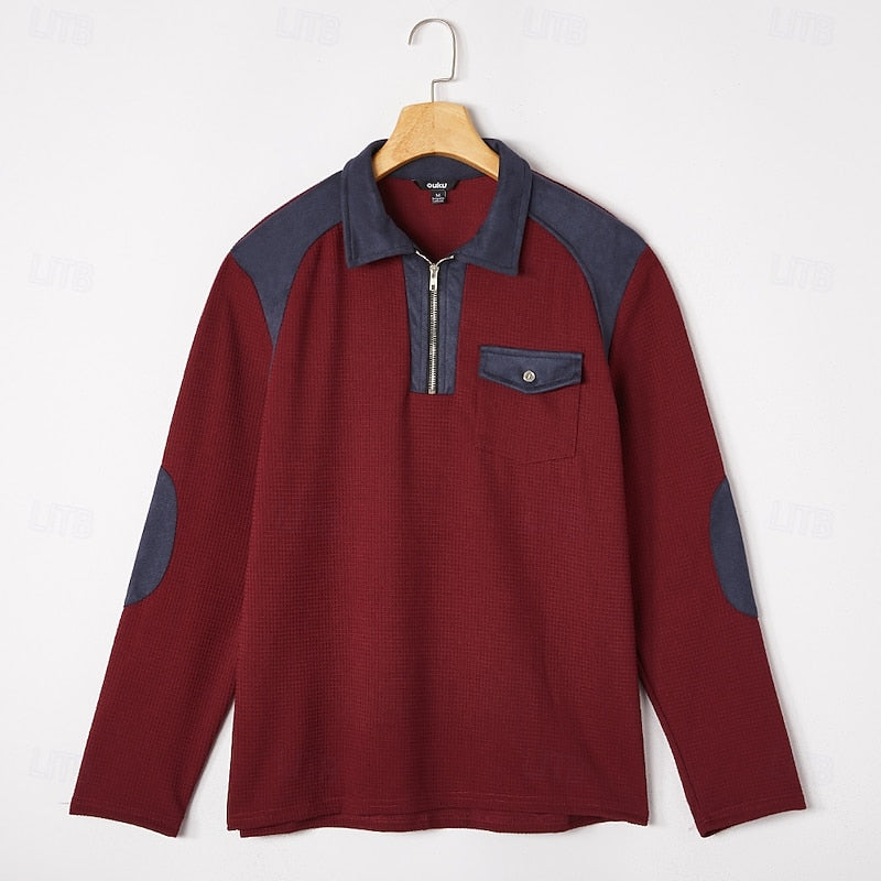 Corbin | Quarter-Zip Textured Pullover