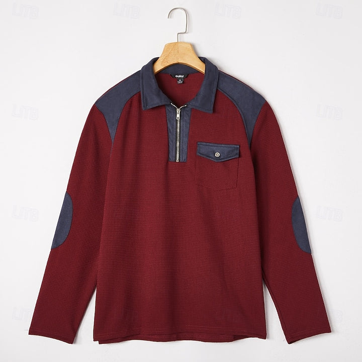 Corbin | Quarter-Zip Textured Pullover