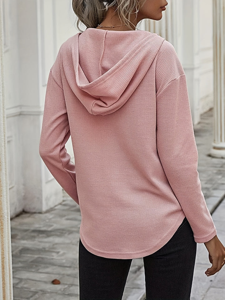 Kendra | Relaxed V-Neck Hoodie