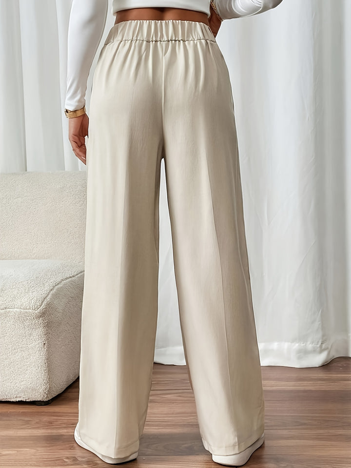 Lydia | Tailored High-Waist Wide-Leg Pants