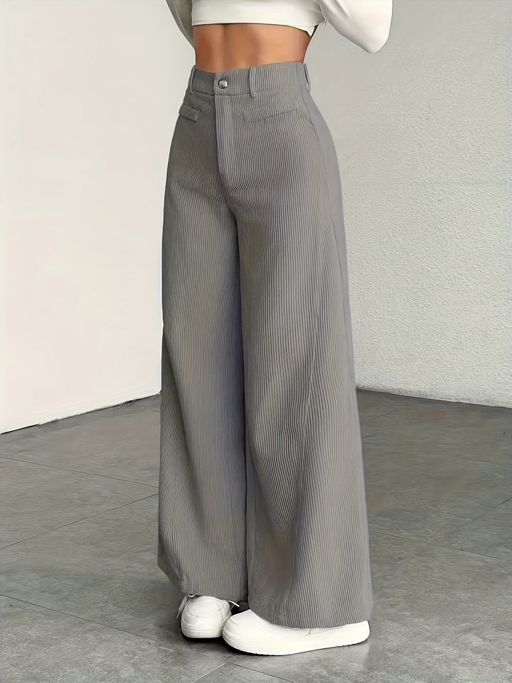 Kimberly | High-Waisted Wide-Leg Trousers