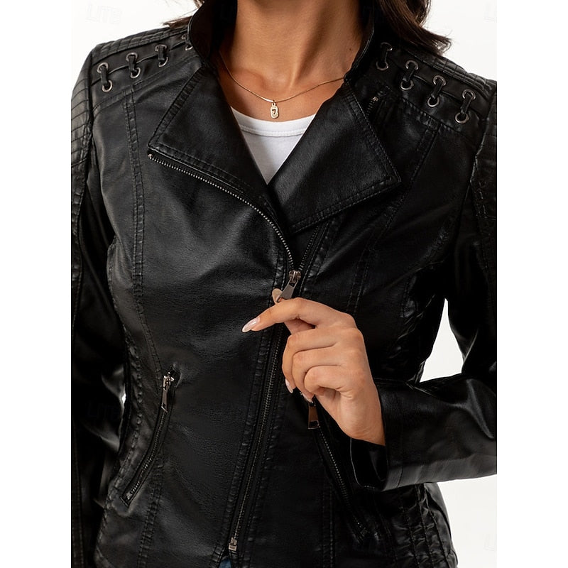 Rosa | Sleek Biker Jacket