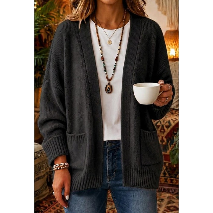 Evangeline | Relaxed Open-Front Cardigan
