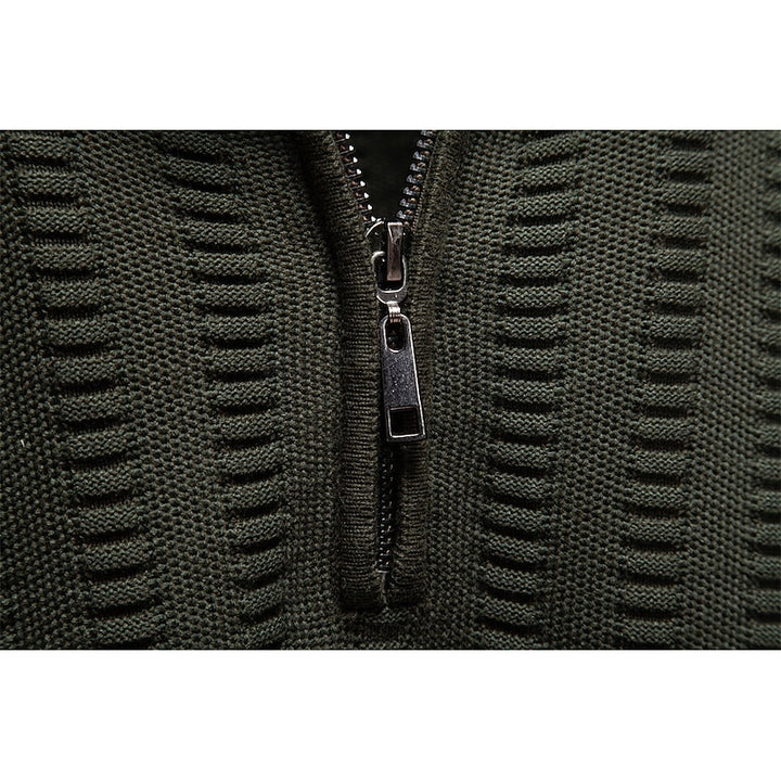 Sheldon | Textured Half-Zip Sweater