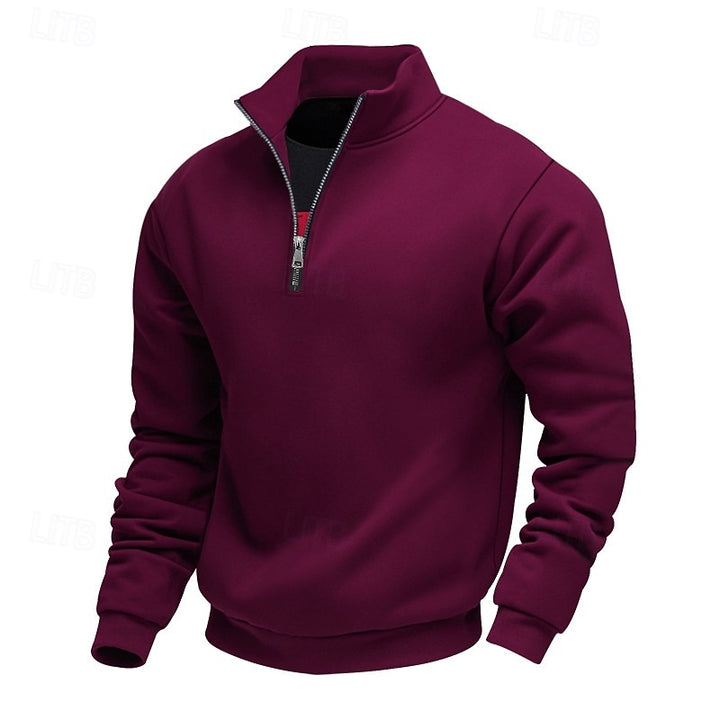 Glenn | Refined Quarter-Zip Sweatshirt