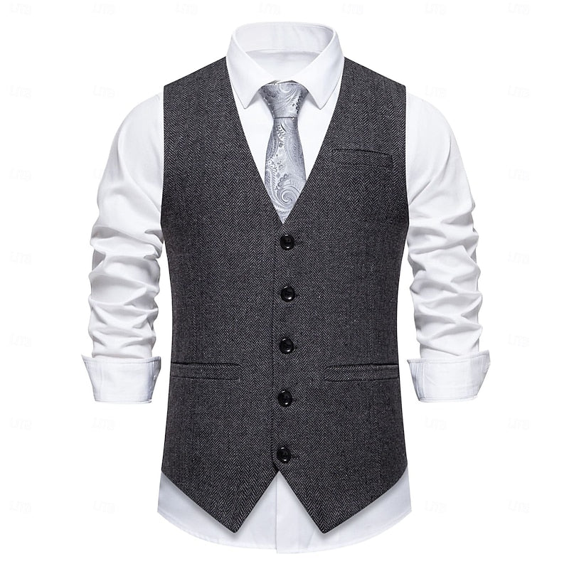Emmett | Tailored Single-Breasted Waistcoat