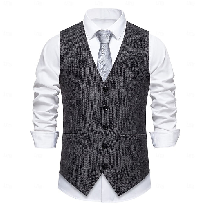 Emmett | Tailored Single-Breasted Waistcoat