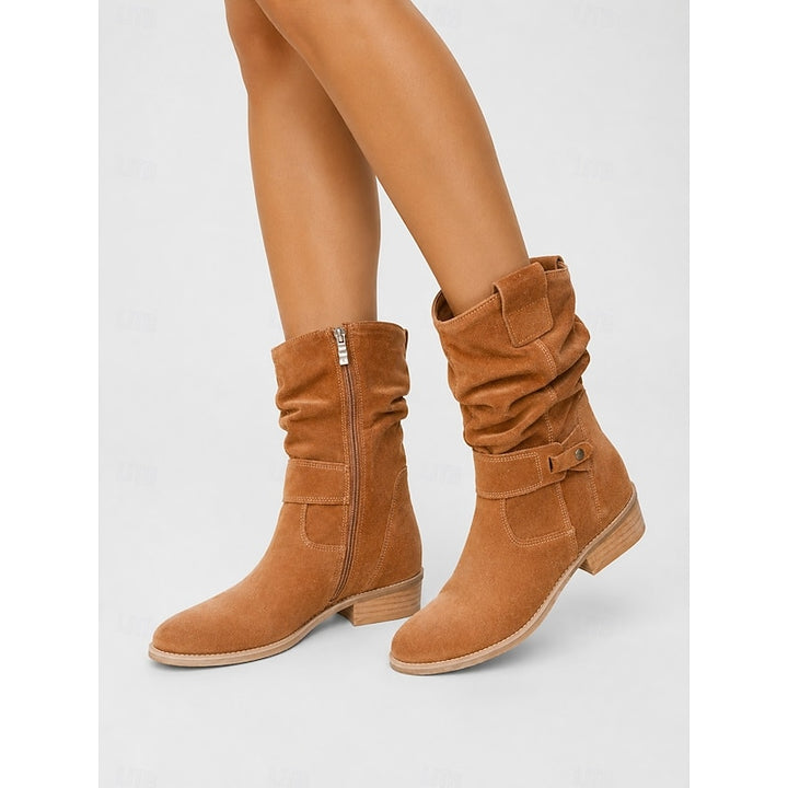 Tessa | Slouchy Buckle Ankle Boots