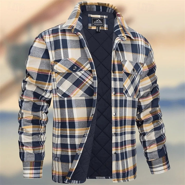 Jonathan | Rugged Quilted Shirt Jacket
