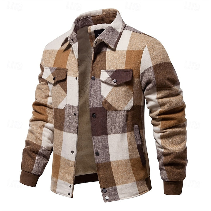 Raymond | Rugged Plaid Shirt Jacket