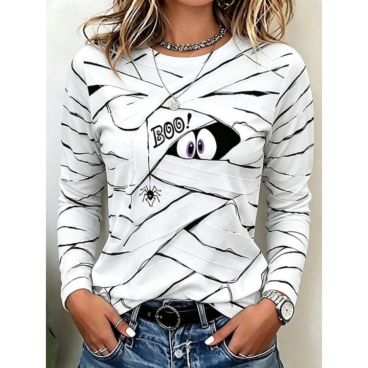 Wanda | Playful Halloween Long-Sleeve Top