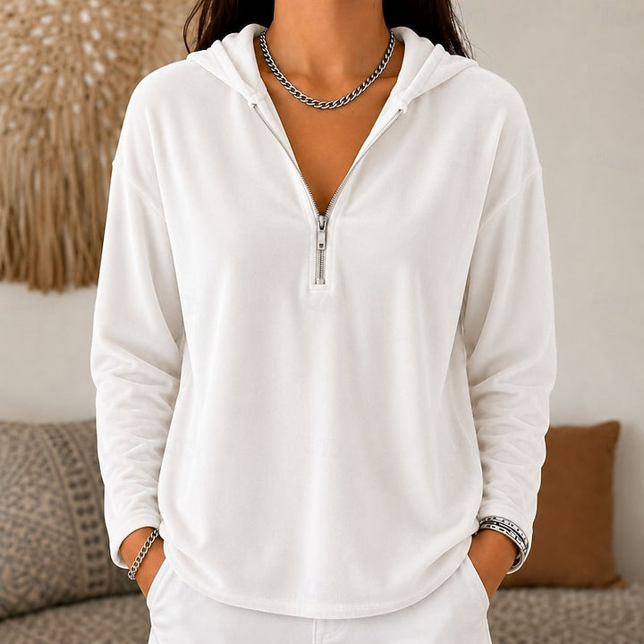 Eliza | Relaxed Quarter-Zip Hoodie