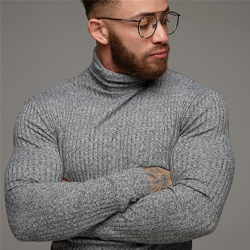Lucas | Refined Ribbed Turtleneck