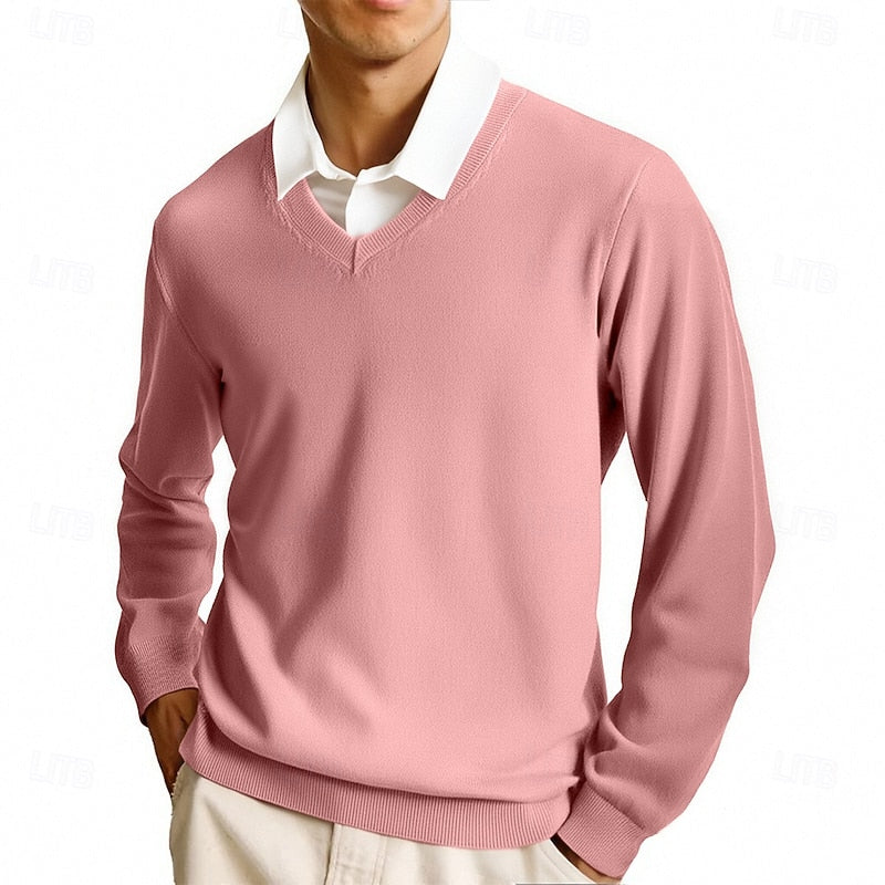 Clayton | Classic V-Neck Sweater