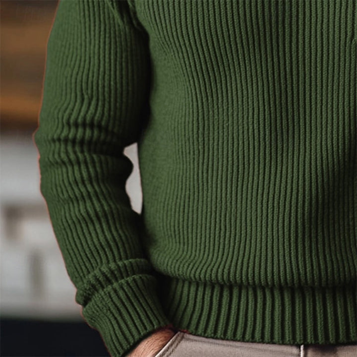 Jonathan | Ribbed Turtleneck Sweater