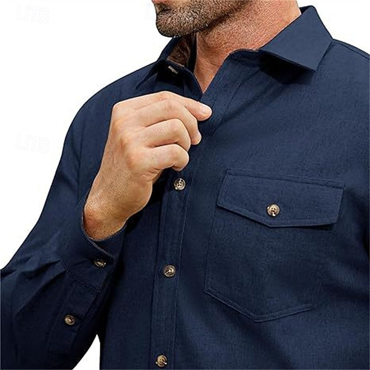 Tristan | Rugged Button-Front Overshirt