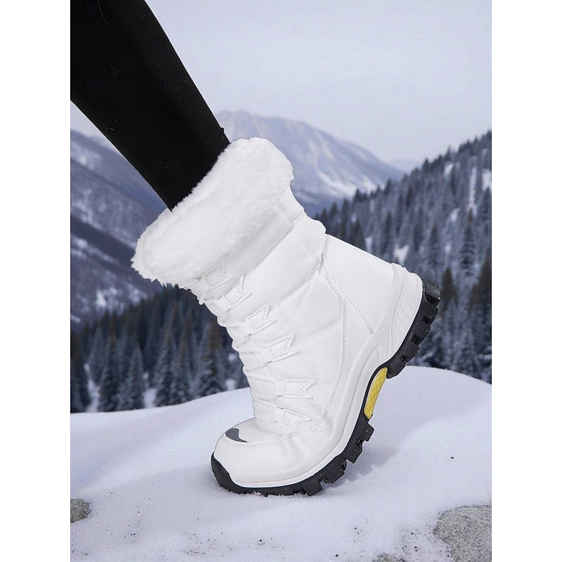Greta | Cozy Lace-Up Winter Boots