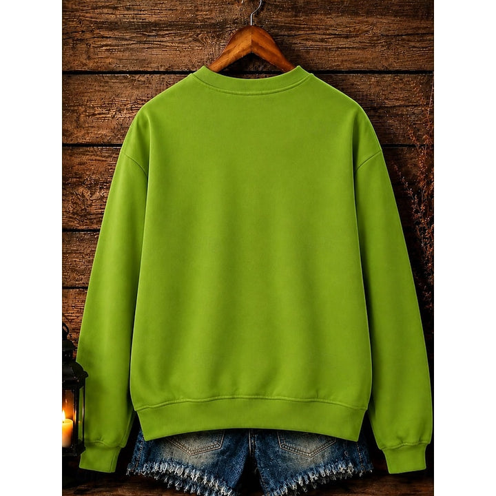 Petra | Playful Halloween Crew-Neck Sweatshirt