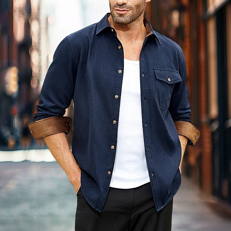 Tristan | Rugged Button-Front Overshirt