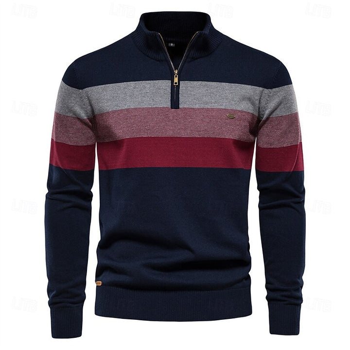 Gerald | Quarter-Zip Knit Sweater