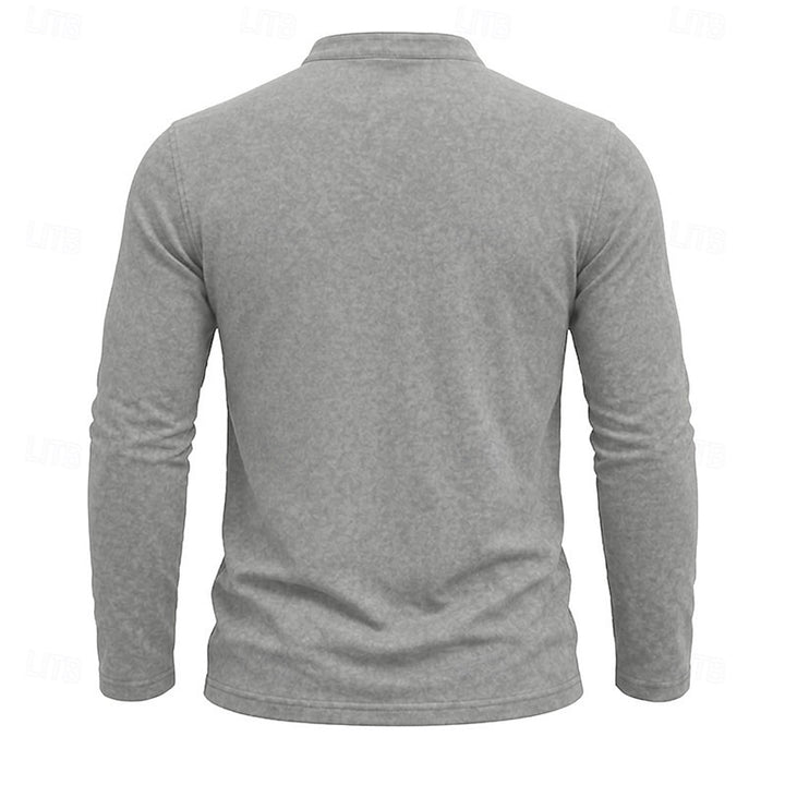 Weston | Classic Henley Long Sleeve Shirt